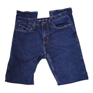 Men's Skinny Jeans Dark Wash Built-in Flex Old Navy 32/34 Like New